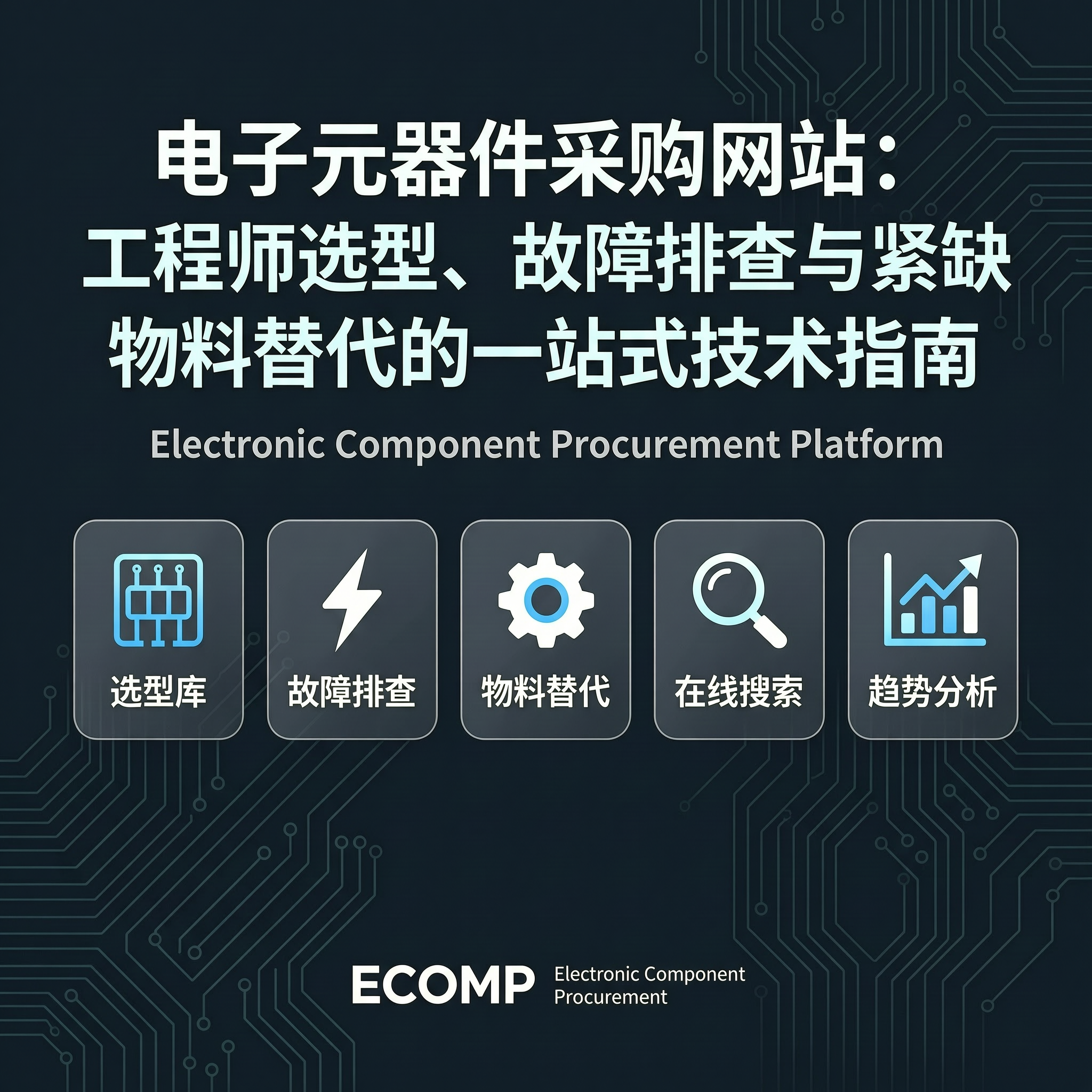 工程师选型、故障排查与紧缺物料替代的一站式技术指南-百能云芯