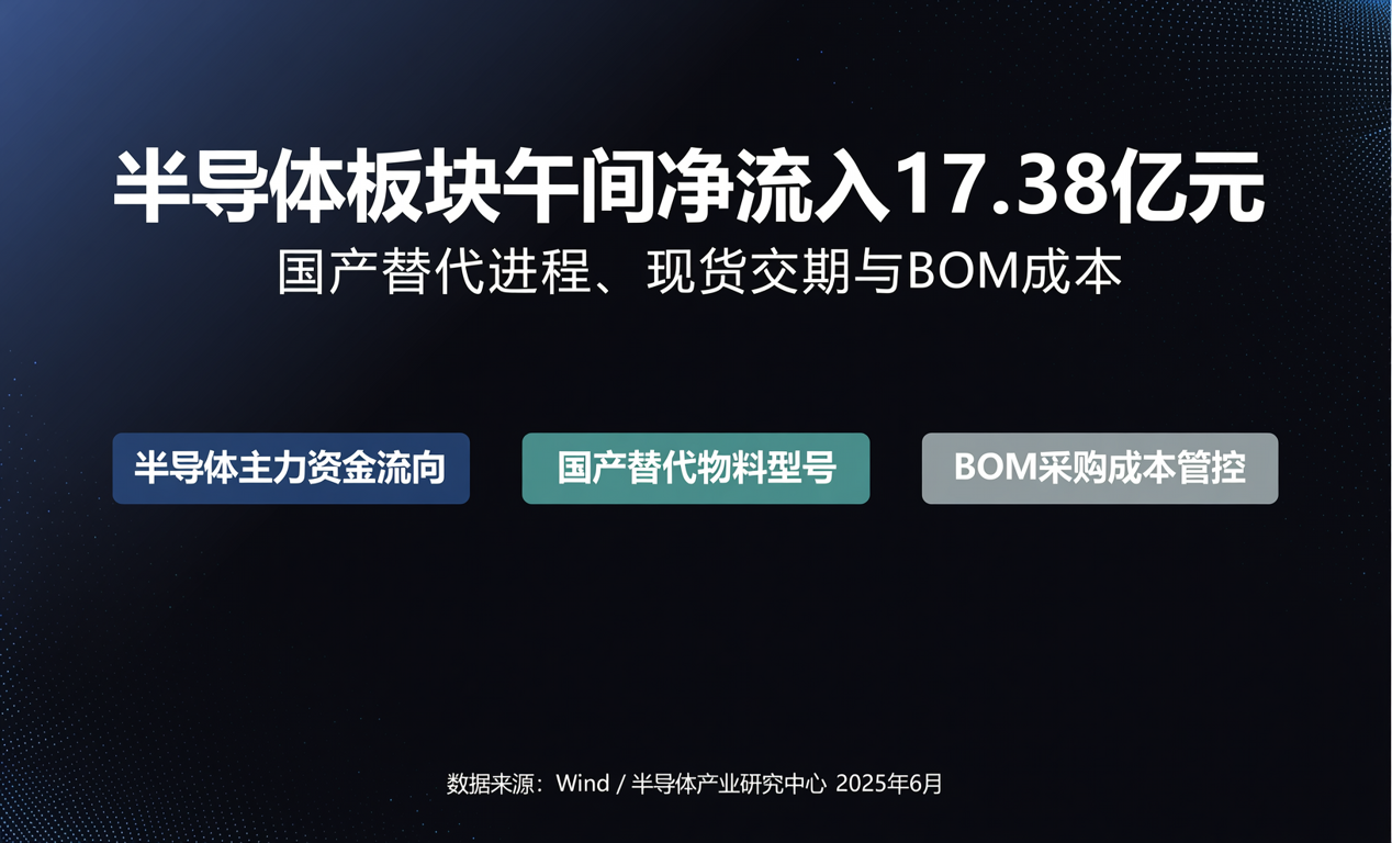 结构化解析半导体板块17.38亿元主力净流入背后的真是水准-百能云芯