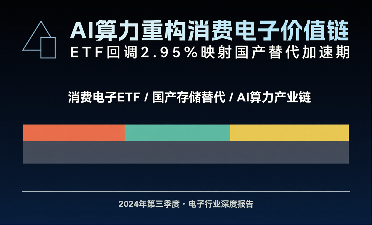 AI算力重构消费电子价值链：ETF回调2.95%映射国产替代加速期，中
