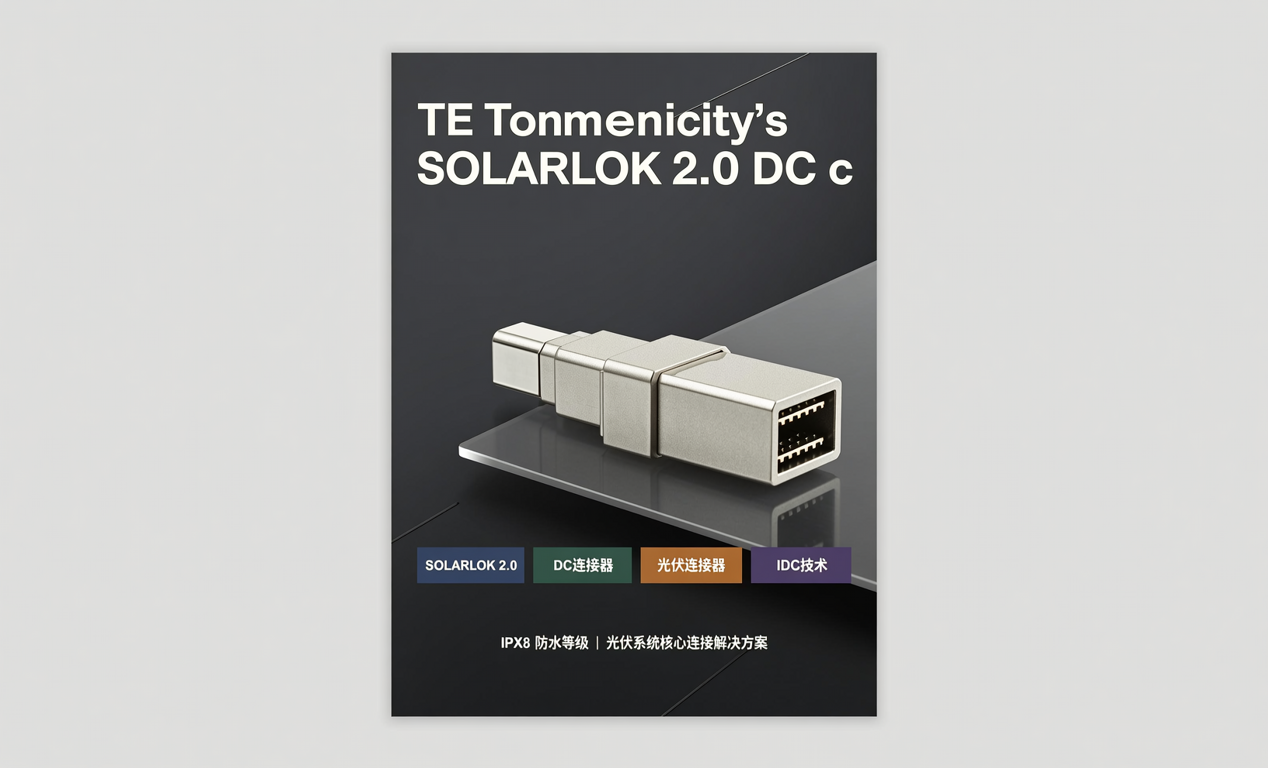 TE Connectivity&rsquo;s SOLARLOK 2.0 DC c