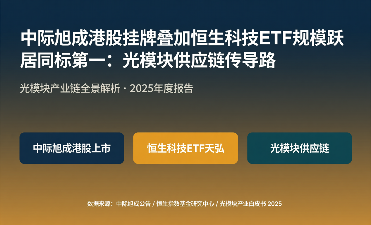 中际旭创港股挂牌叠加恒生科技ETF规模跃居同标第一-百能云芯