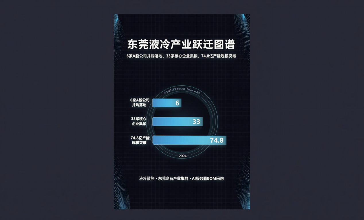 东莞液冷产业跃迁图谱：6家A股公司并购落地、33家核心企业集聚-百能云芯