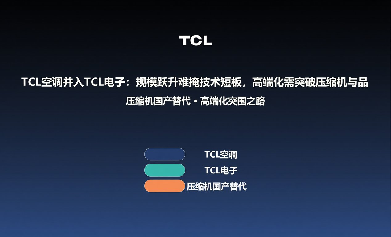 56.1亿港元收购落地，TCL空调正式并表TCL电子-百能云芯