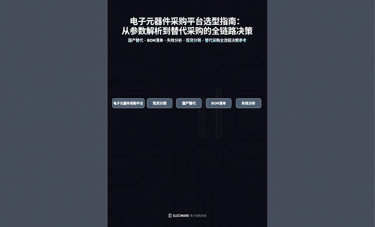 电子元器件采购平台选型指南：从参数解析到替代采购的全链路决策-百能云芯