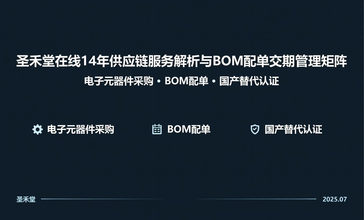 圣禾堂在线14年供应链服务解析与BOM配单交期管理矩阵-百能云芯