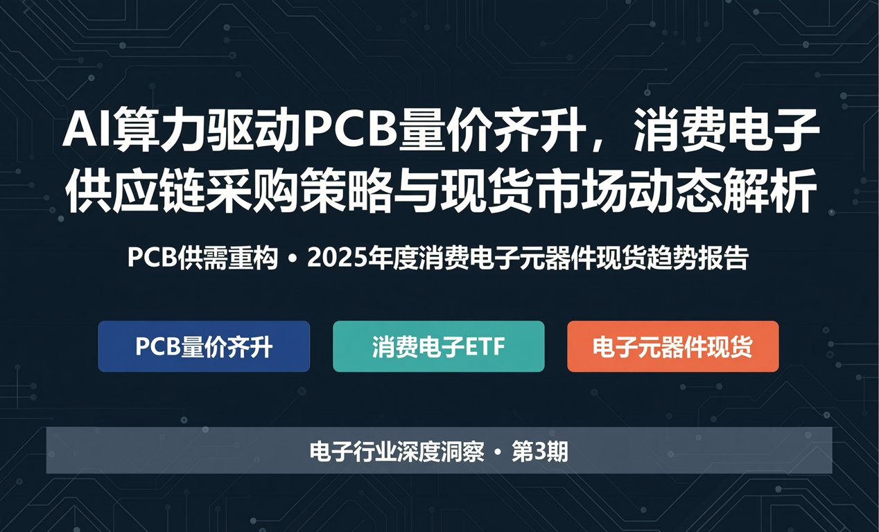 AI算力驱动PCB量价齐升，消费电子供应链采购策略与现货市场动态解析