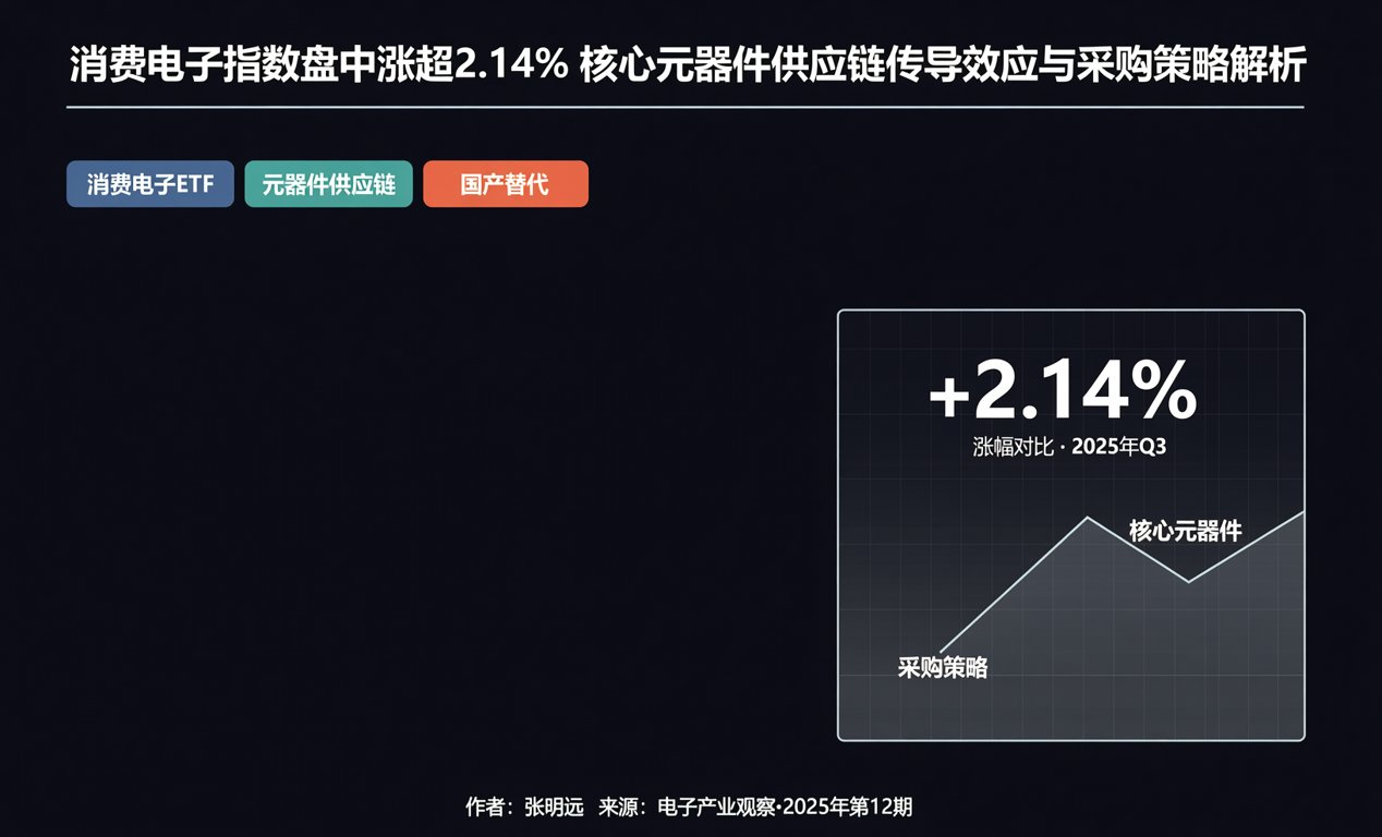 消费电子指数盘中涨超2.14% 核心元器件供应链传导效应与采购策略解析