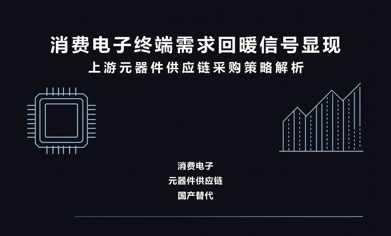 消费电子终端需求回暖信号显现，上游元器件供应链采购策略解析