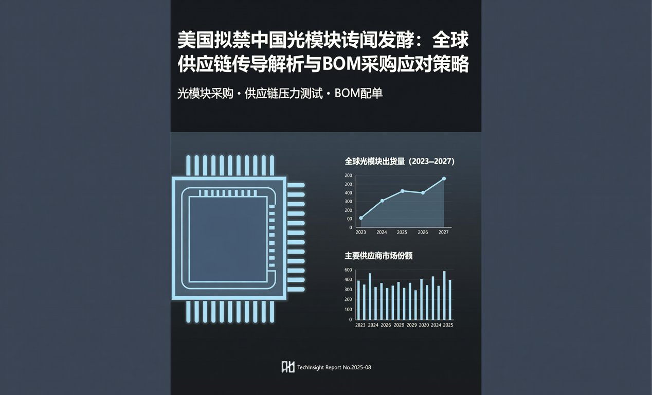 美国拟禁中国光模块传闻发酵！-百能云芯