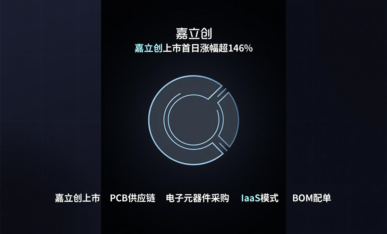 嘉立创上市首日涨幅超146%对PCB供应链及电子元器件采购的深远影响-百能云芯