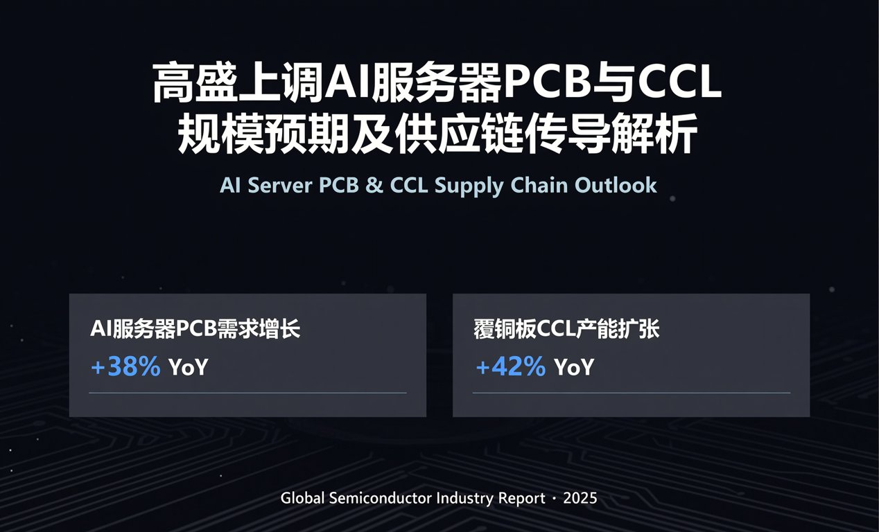 高盛上调AI服务器PCB与CCL规模预期及供应链传导解析-百能云芯