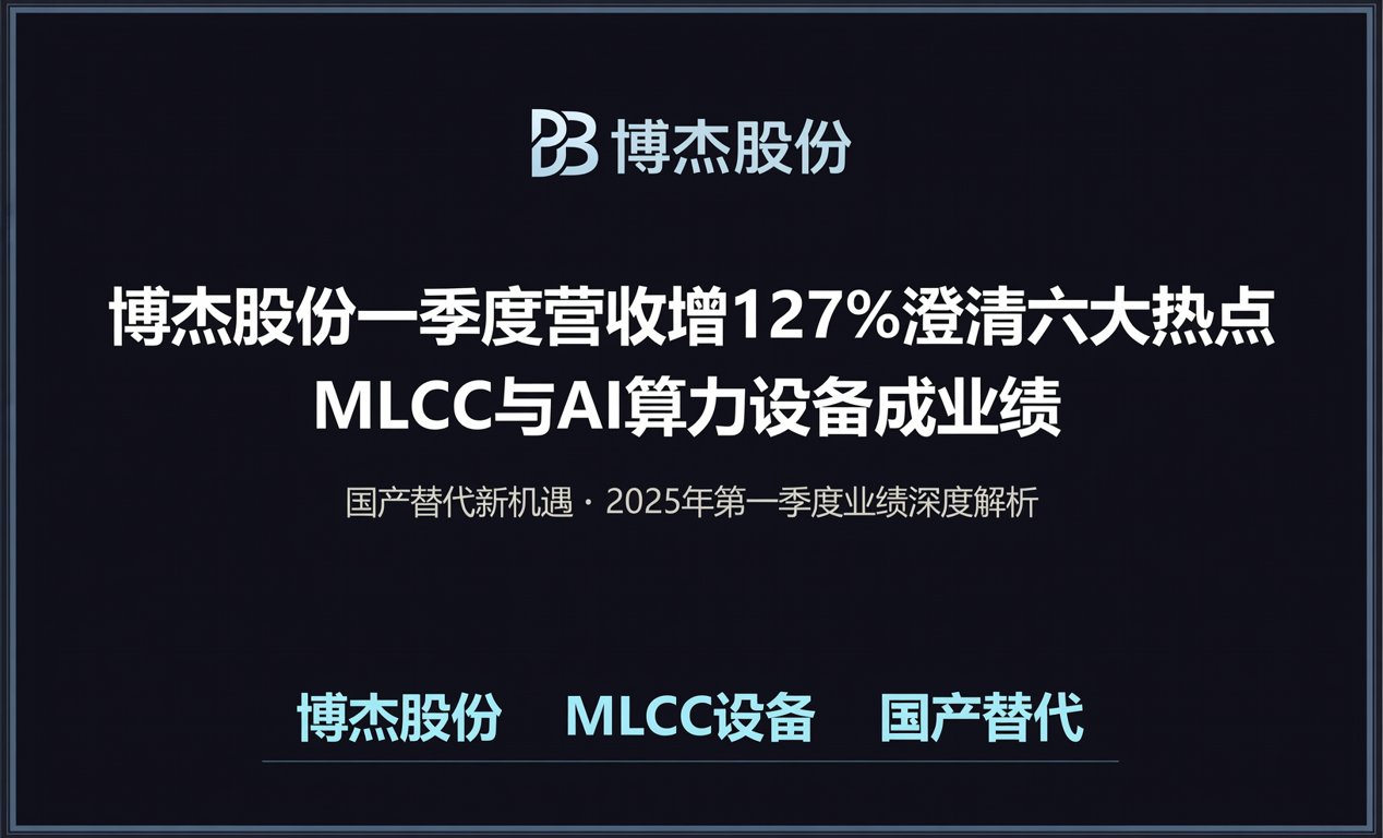 博杰股份一季度营收增127%！发文澄清六大热点与业绩增长的关系-百能云芯