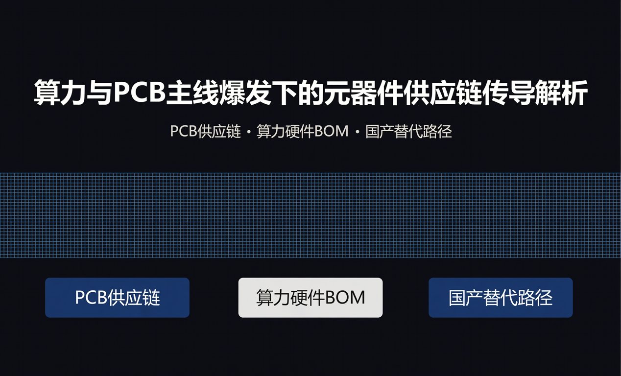 算力与PCB主线爆发下的元器件供应链传导解析-百能云芯