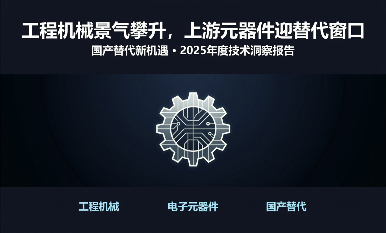 工程机械景气攀升，上游元器件迎替代窗口-百能云芯