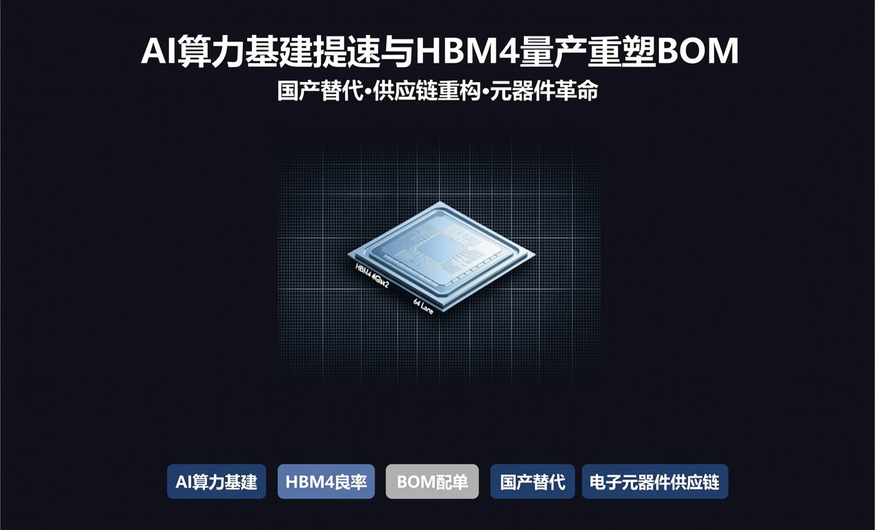 AI算力基建提速与HBM4量产重塑BOM-百能云芯