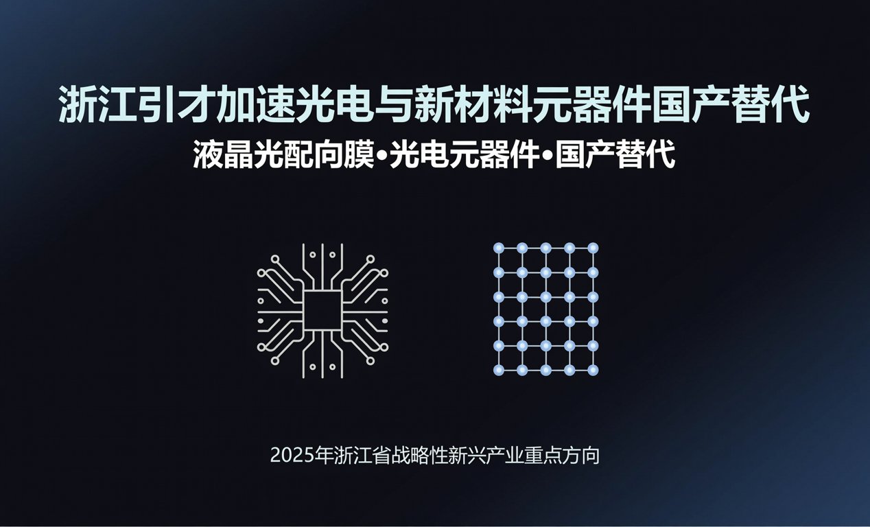 浙江引才加速光电与新材料元器件国产替代-百能云芯