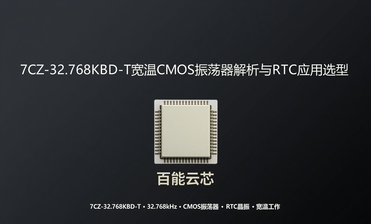 7CZ-32.768KBD-T宽温CMOS振荡器解析与RTC应用选型