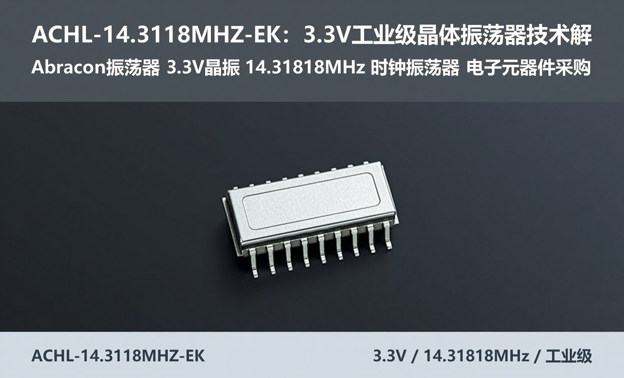 ACHL-14.31818MHZ-EK：3.3V工业级晶体振荡器解析