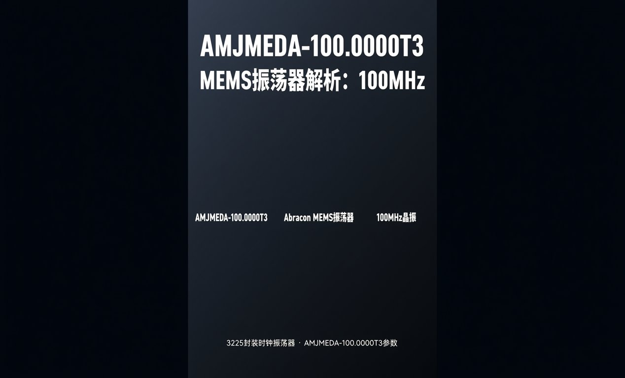 <span class='highlight'>AMJMEDA-100.0000T3</span> MEMS振荡器解析