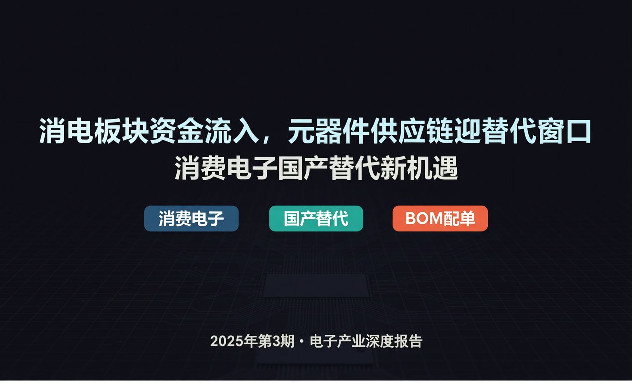 消电板块资金流入，元器件供应链迎替代窗口-百能云芯