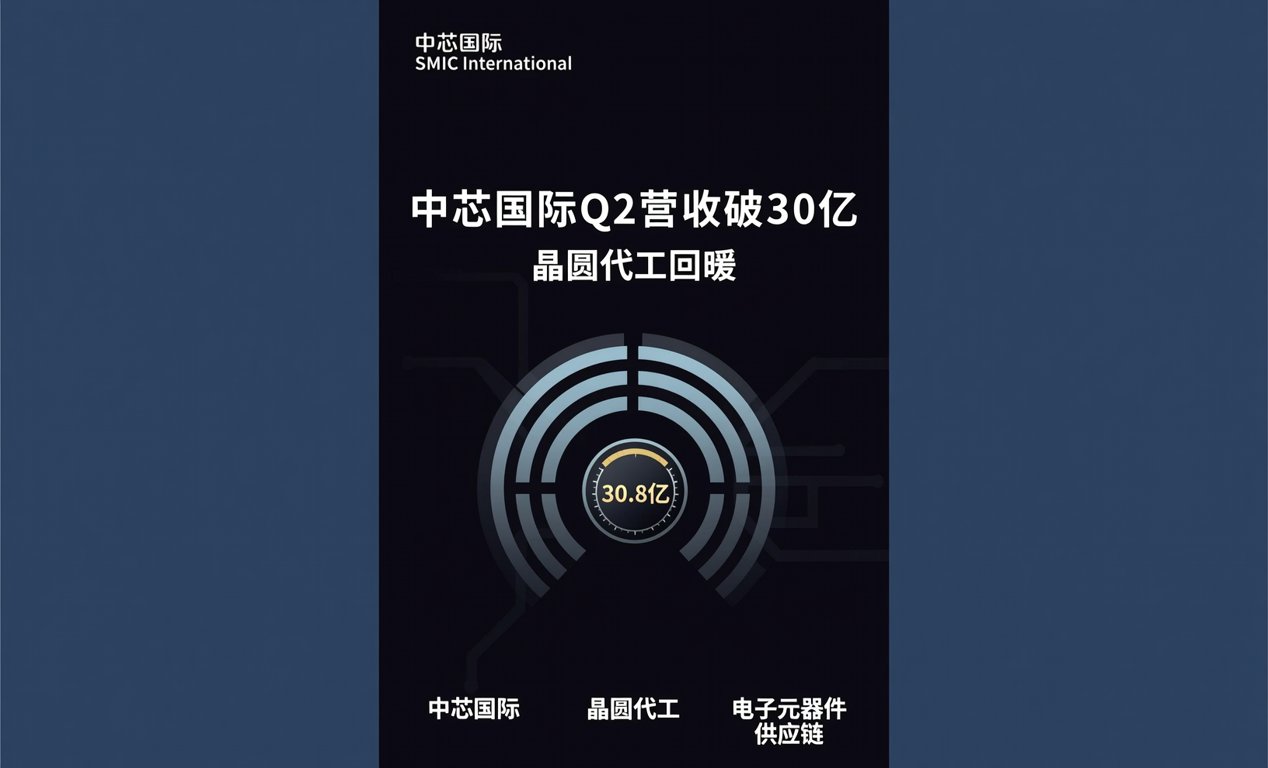 中芯国际Q2营收破30亿，晶圆代工回暖-百能云芯