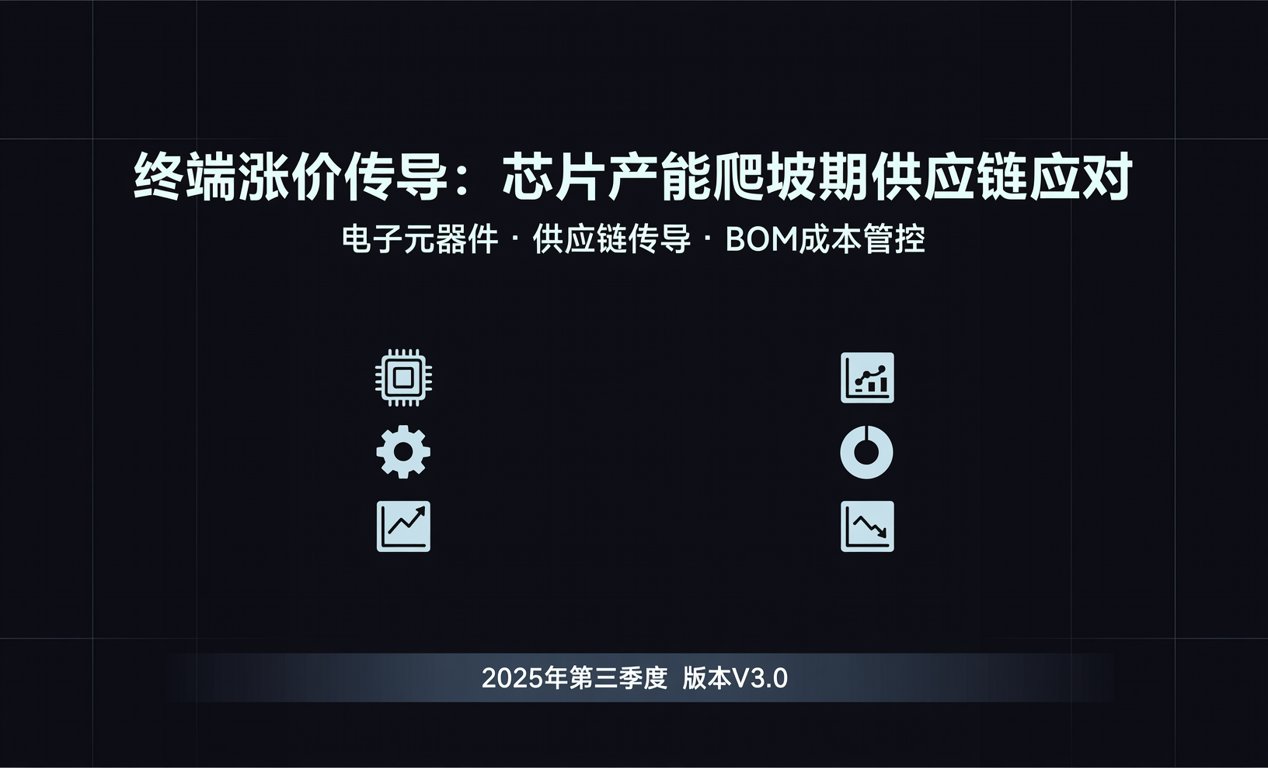 终端涨价传导：芯片产能爬坡期供应链应对-百能云芯