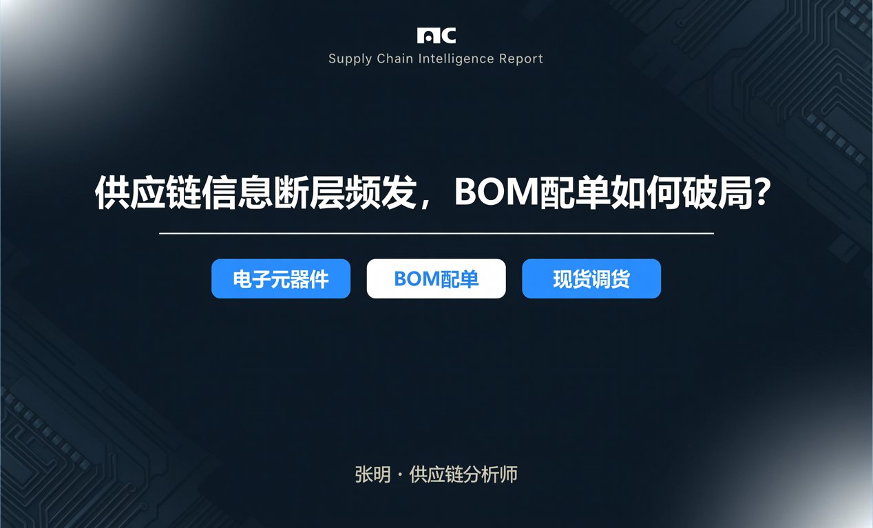 供应链信息断层频发，BOM配单如何破局？-百能云芯