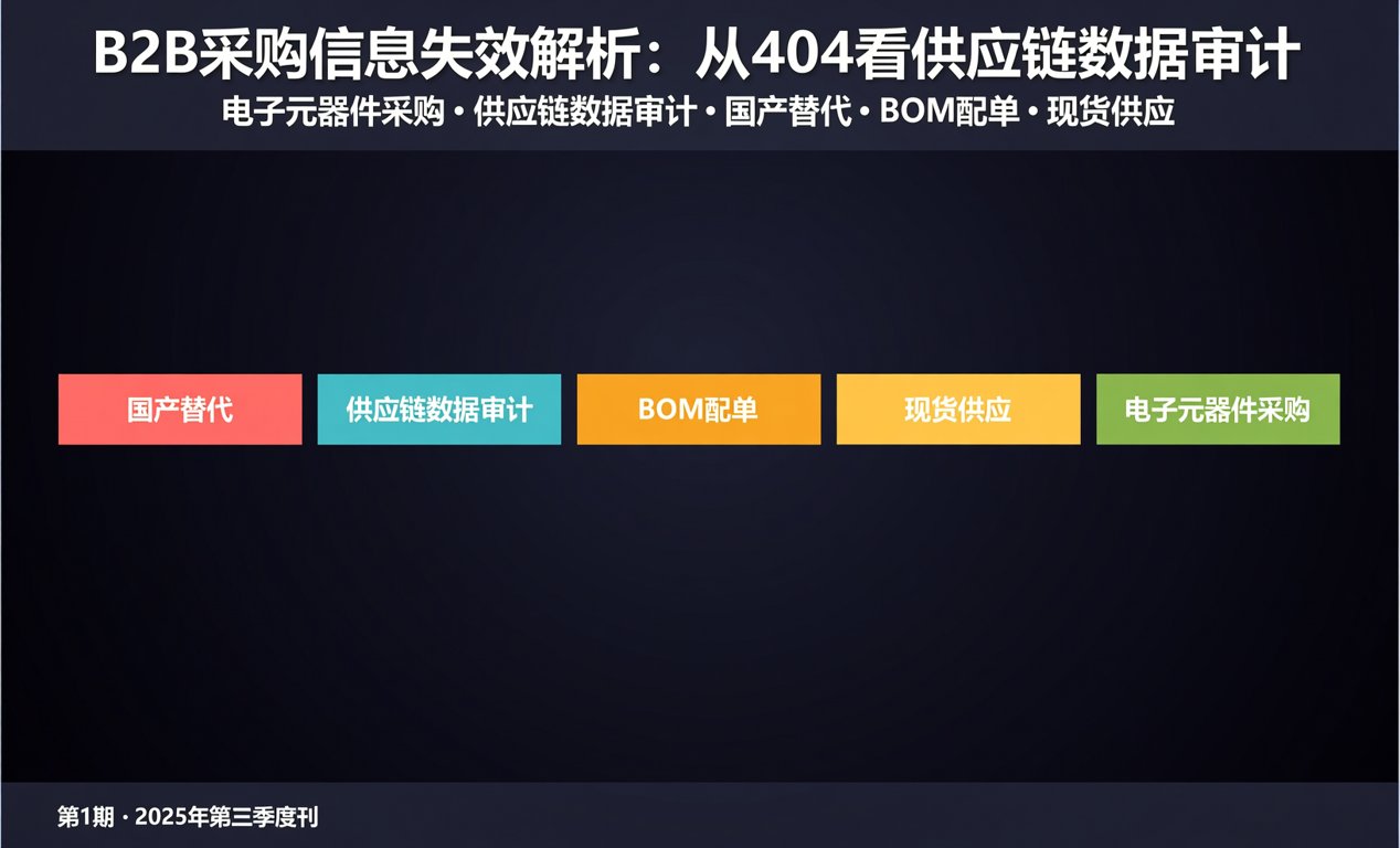 B2B采购信息失效解析：从404看供应链数据审计-百能云芯