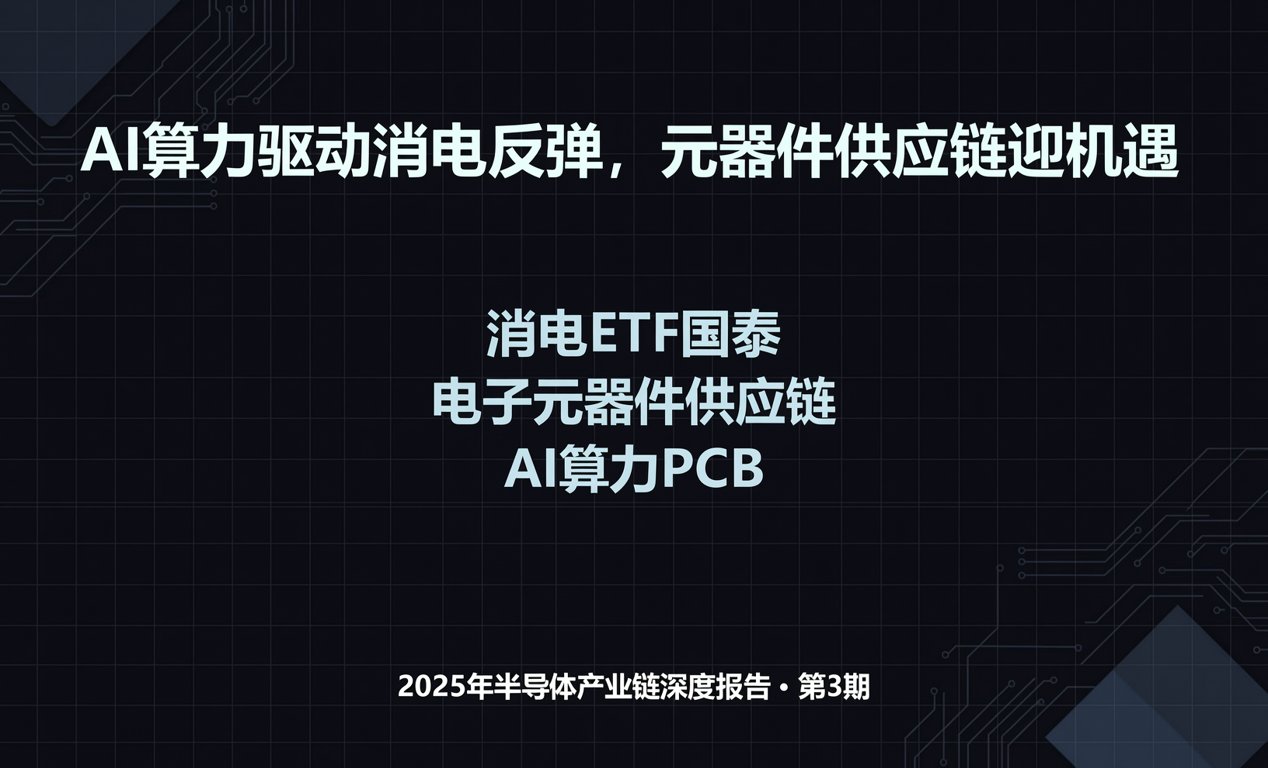 AI算力驱动消电反弹，元器件供应链迎机遇-百能云芯