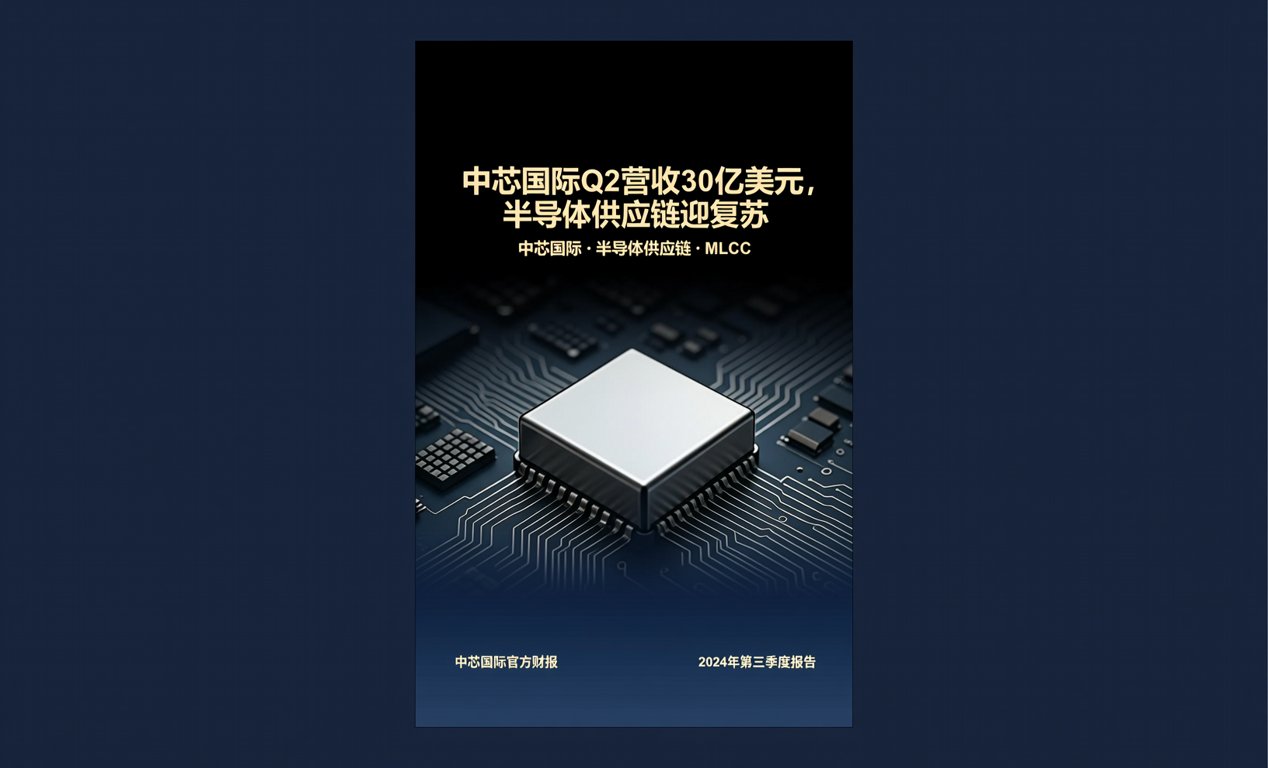 中芯国际Q2营收30亿美元，半导体供应链迎复苏-百能云芯