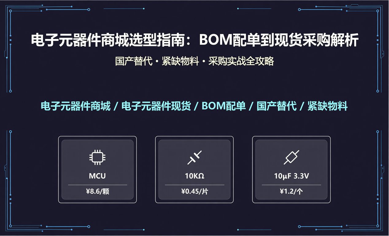 电子元器件商城选型指南：BOM配单到现货采购解析-百能云芯