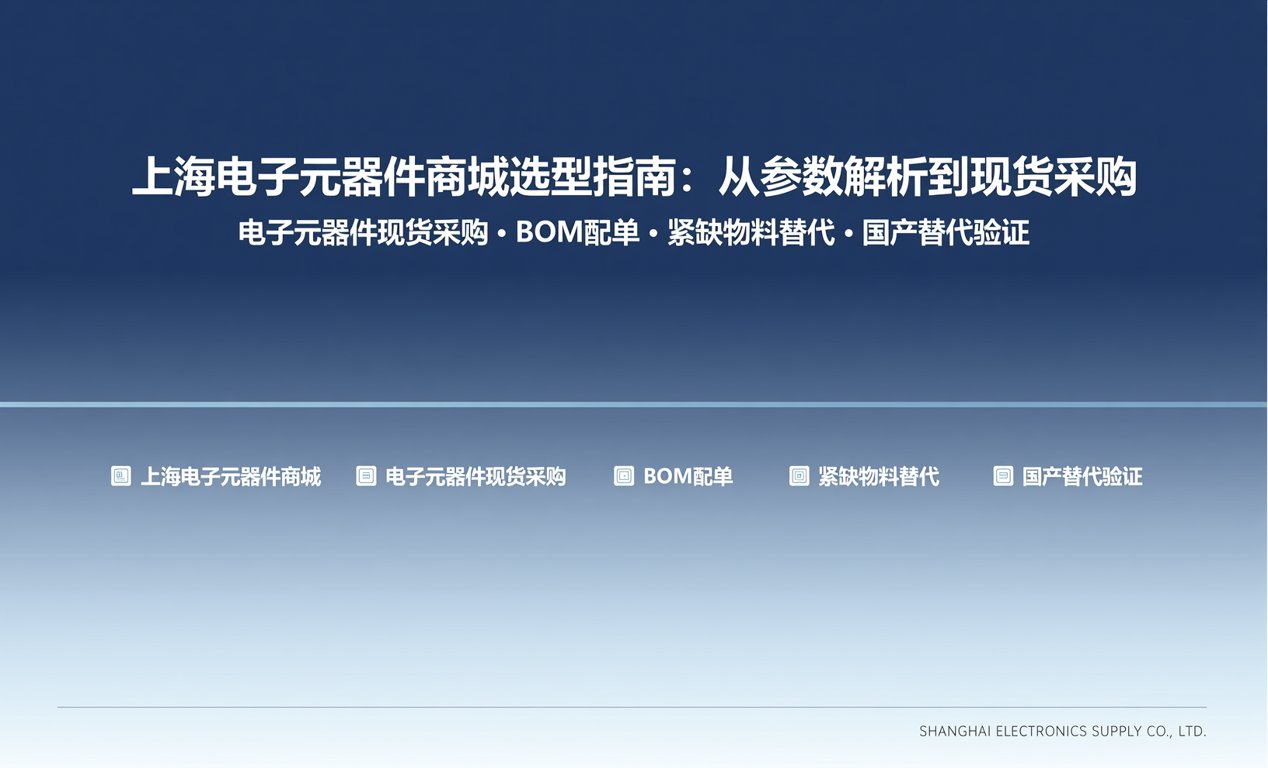 上海电子元器件商城选型指南：从参数解析到现货采购-百能云芯