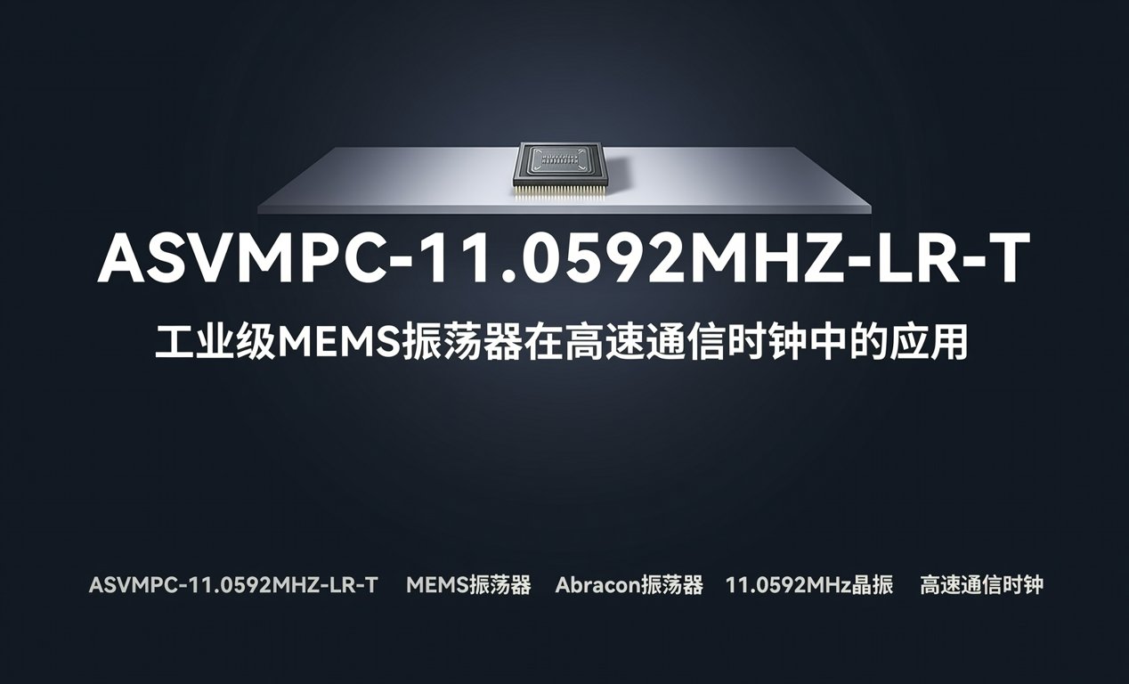 ASVMPC-11.0592MHZ-LR-T：工业级<span class='highlight'>MEMS振荡器</span>在高