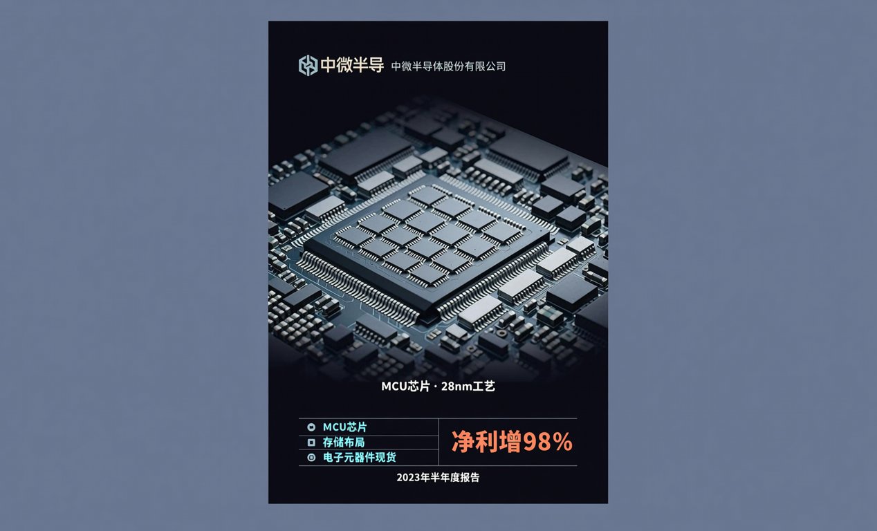 中微半导半年报：净利增98%与MCU+存储布局-百能云芯