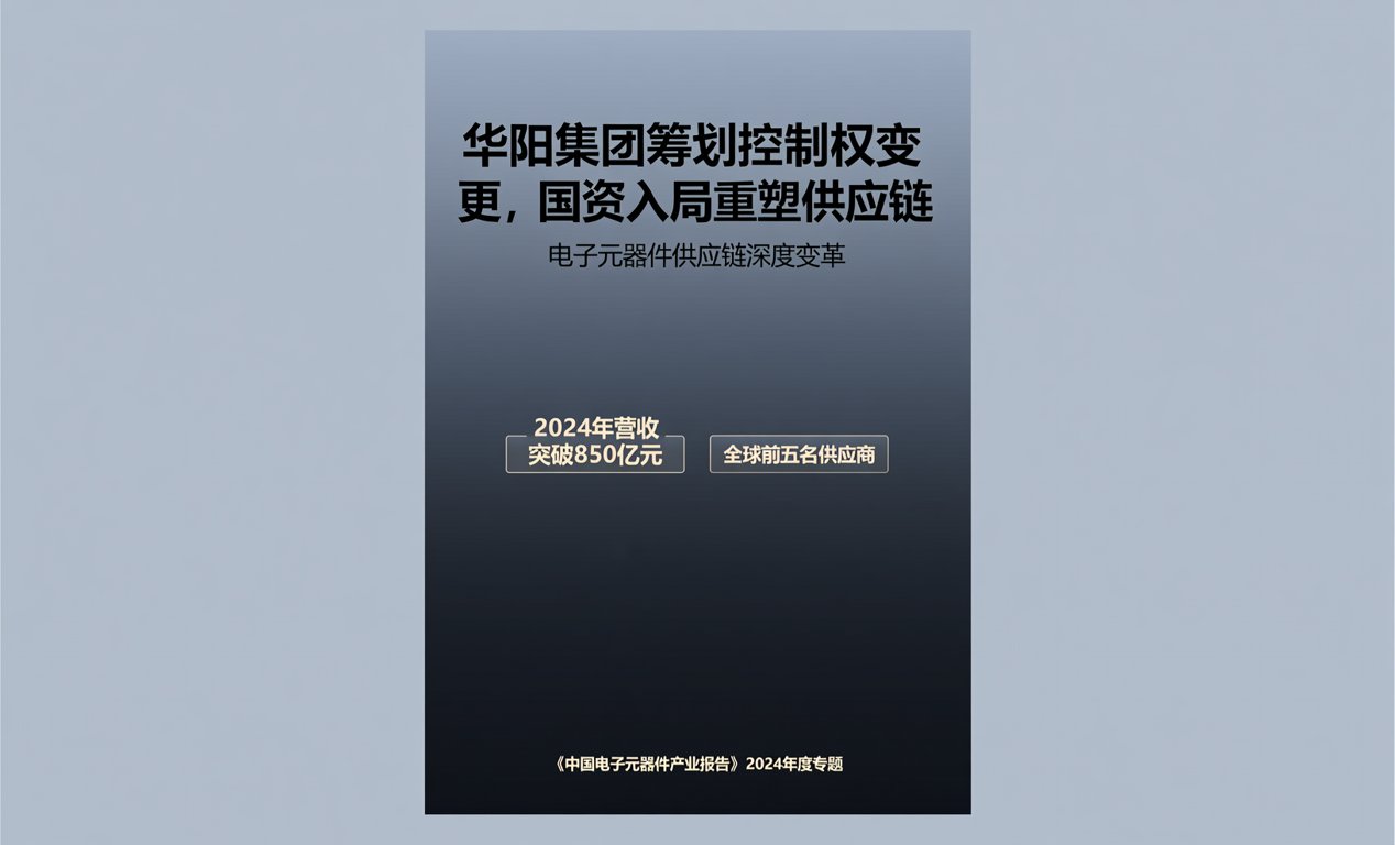 <span class='highlight'>华阳集团</span>筹划控制权变更，国资入局重塑供应链