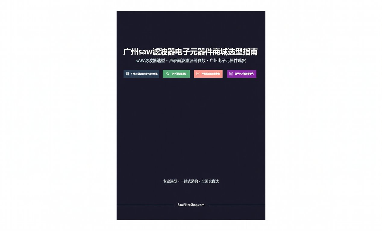 <span class='highlight'>广州saw滤波器电子元器件商城</span>选型指南