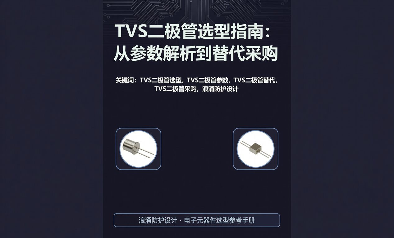 <span class='highlight'>TVS二极管选型</span>指南：从参数解析到替代采购